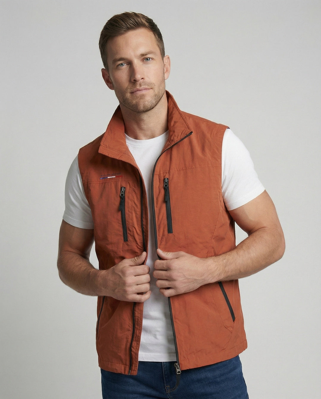 Noah | Gilet sans manches décontracté et confortable pour homme, pour l'extérieur