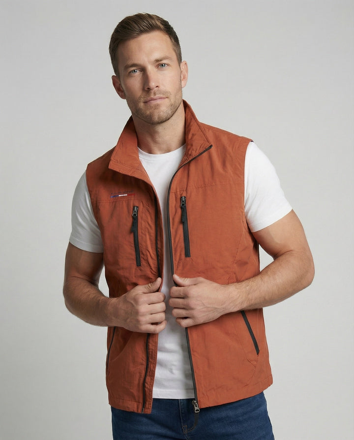 Noah | Gilet sans manches décontracté et confortable pour homme, pour l'extérieur