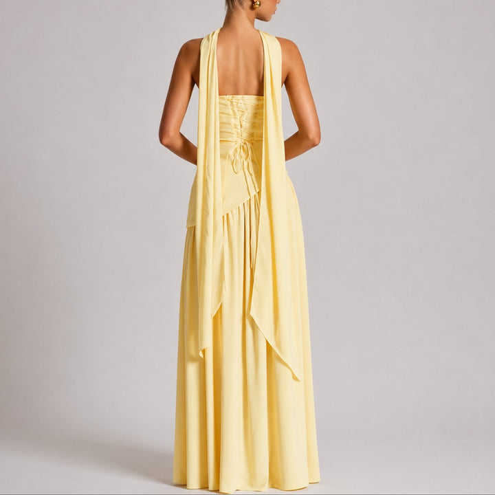 Emma | Robe longue élégante et éblouissante pour mariage d’automne