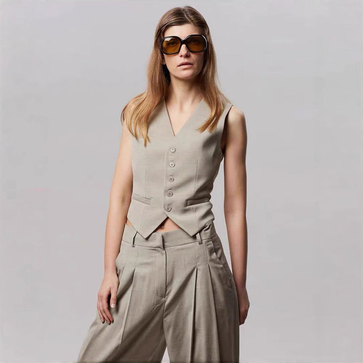 Clara | Elegante und stilvolle taillierte Businessweste für Damen