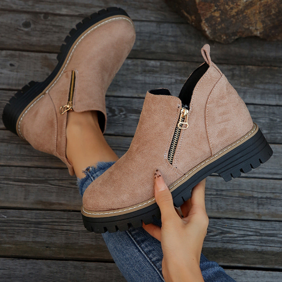 Mirelle | Modern Chunky Platform Ankle Boots