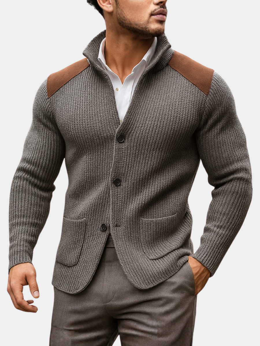 Martin | Casual Men's Textured Knit Blazer