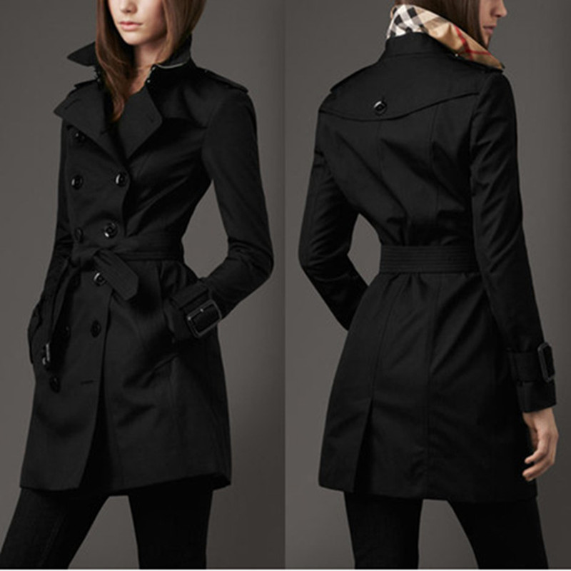 Hazel | Trench-coat croisé, intemporel et sophistiqué