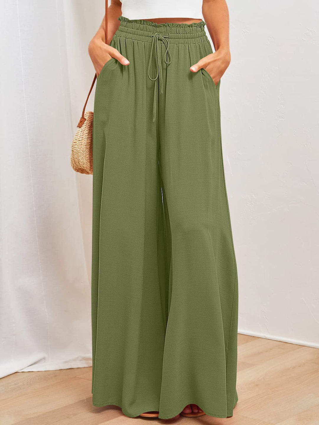 Stella | Pantalon palazzo léger et confortable à jambes larges