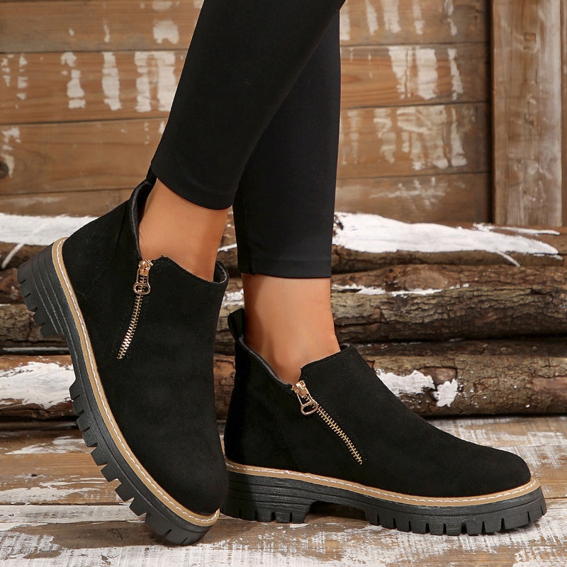 Mirelle | Modern Chunky Platform Ankle Boots