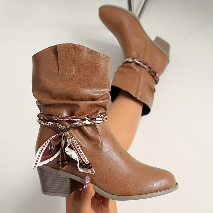Sophia | Elegant And Stylish Slouch Ankle Boots
