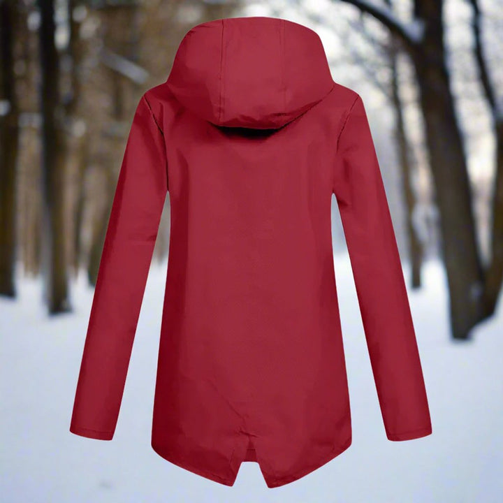 Nora | Leichte und stilvolle wasserdichte Regenjacke mit Kapuze