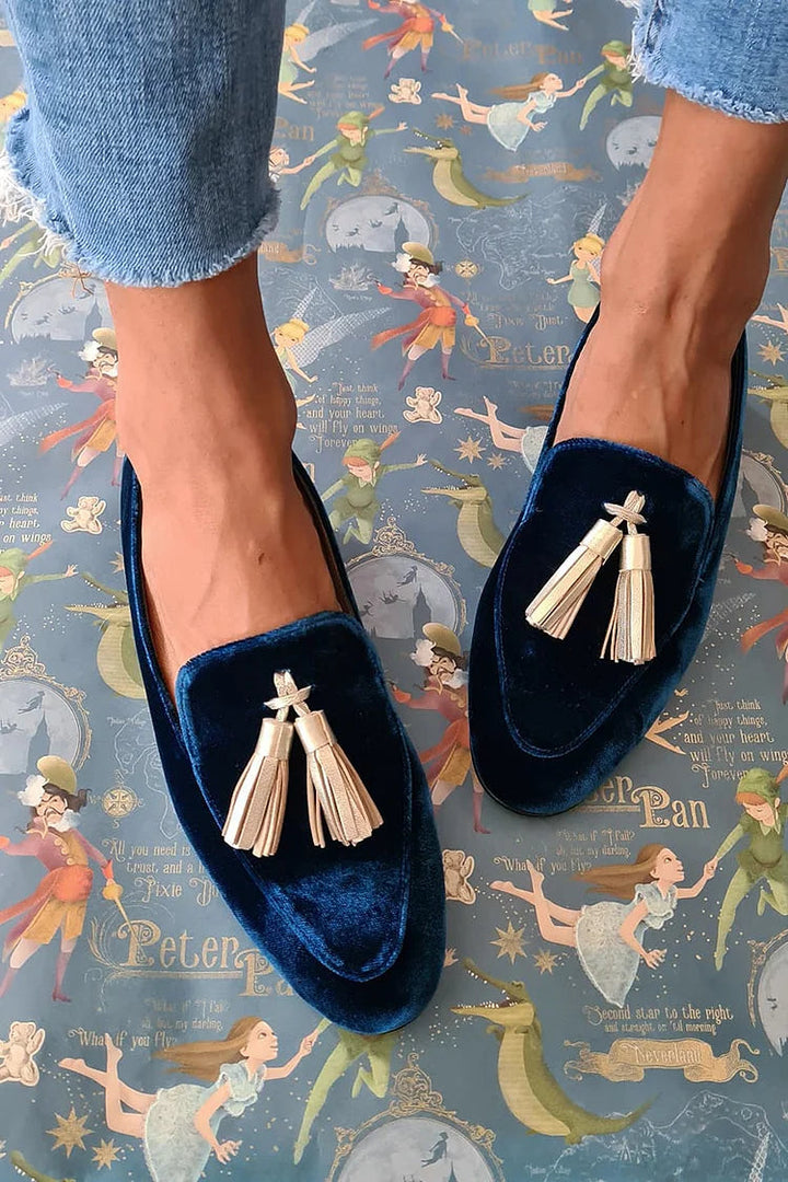 Audrey | Elegant Pointed-Toe Tassel Loafers for Women