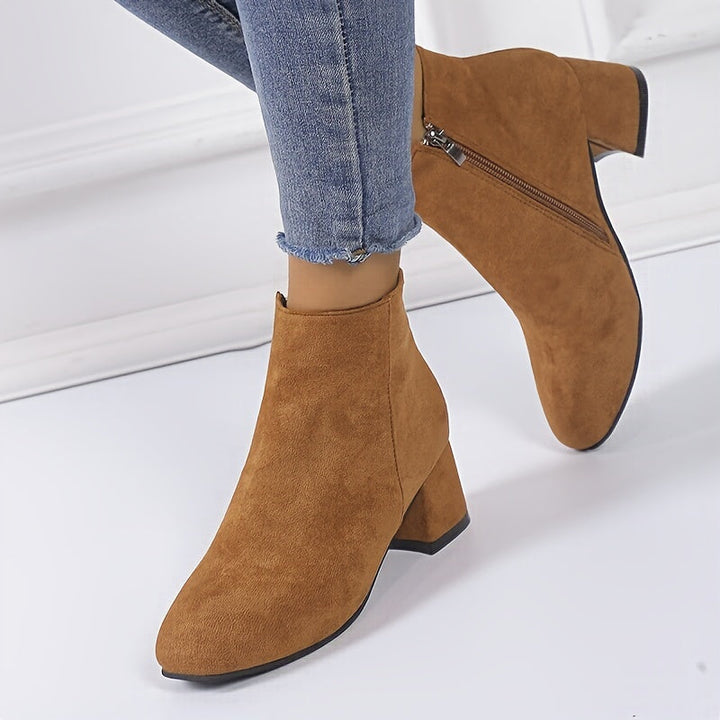 Daniela | Modern Suede-Feel Chelsea Ankle Boot