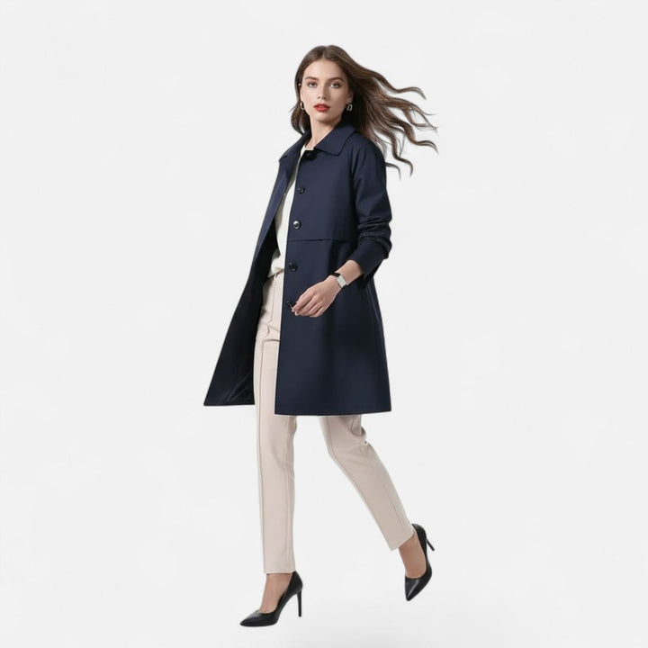 Harper | Trench-coat midi, raffiné et classique