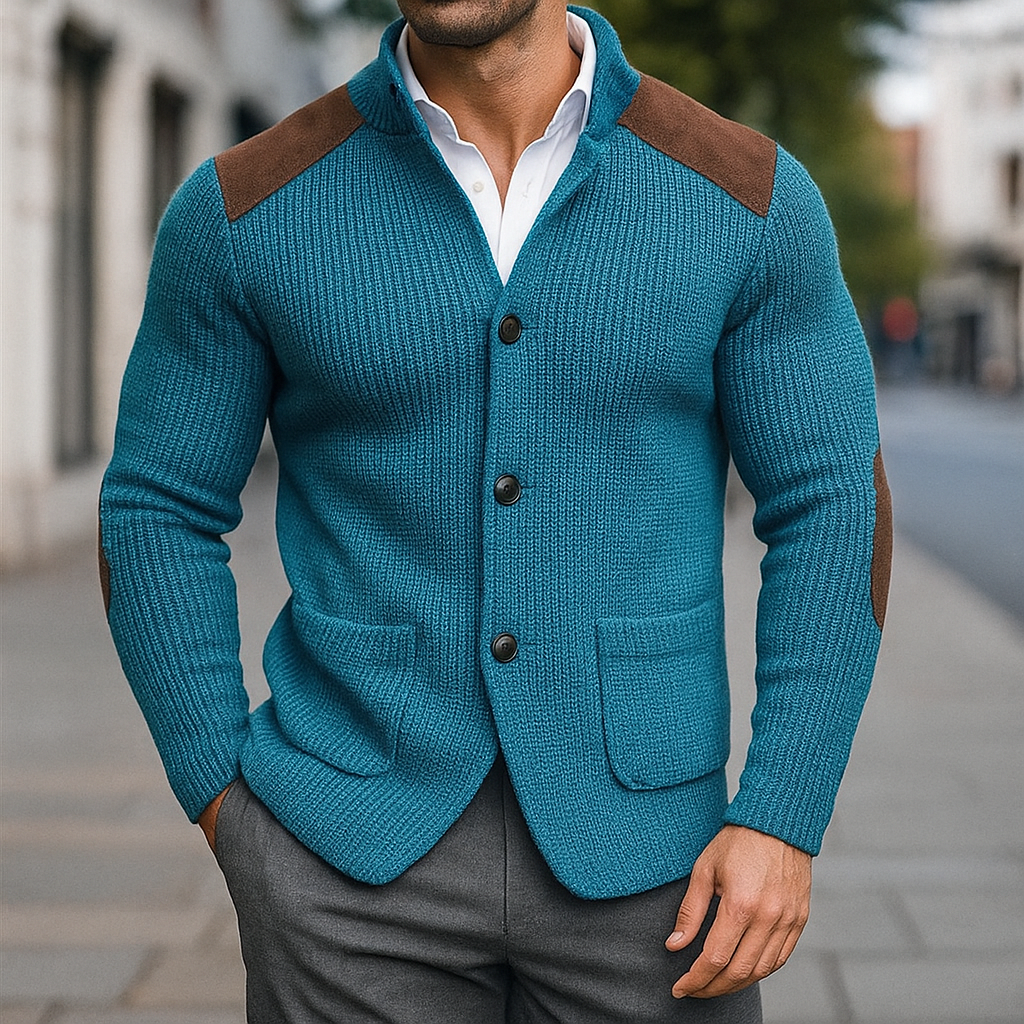 Martin | Casual Men's Textured Knit Blazer