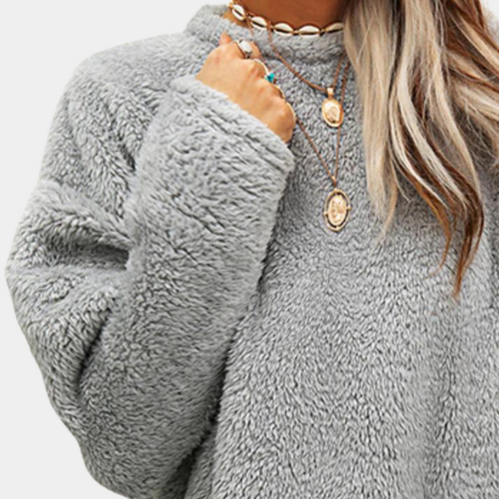 Angelika | Lässiges und bequemes Sweatshirt mit Taschendetail