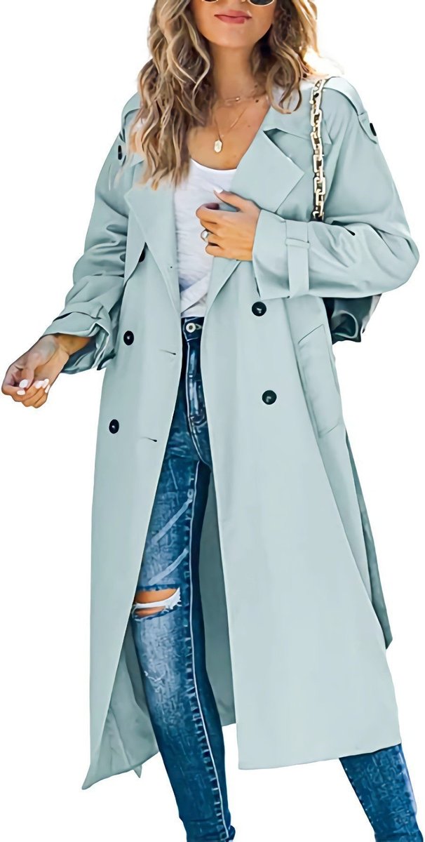 Amelia | Zeitloser und bequemer oversized Trenchcoat