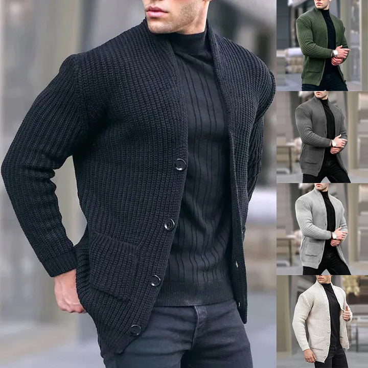 Victor | Gilet cardigan en maille moderne et décontracté