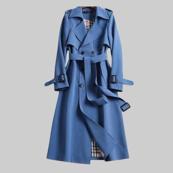 Isabella | Trench-coat long croisé, élégant et sophistiqué
