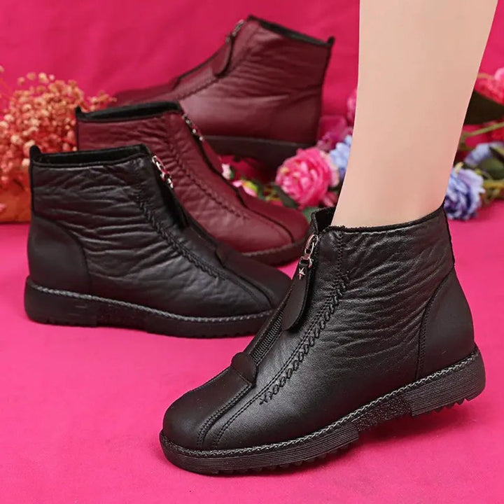 Freya | Bottines d’hiver douillettes et confortables doublées de polaire