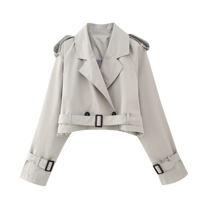 Sophia | Trench-coat court ajusté, élégant et polyvalent