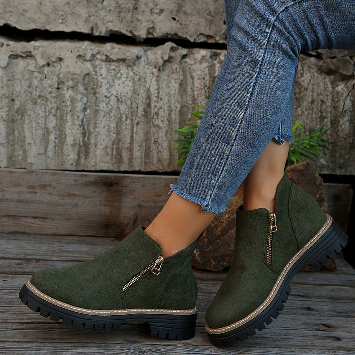 Mirelle | Modern Chunky Platform Ankle Boots