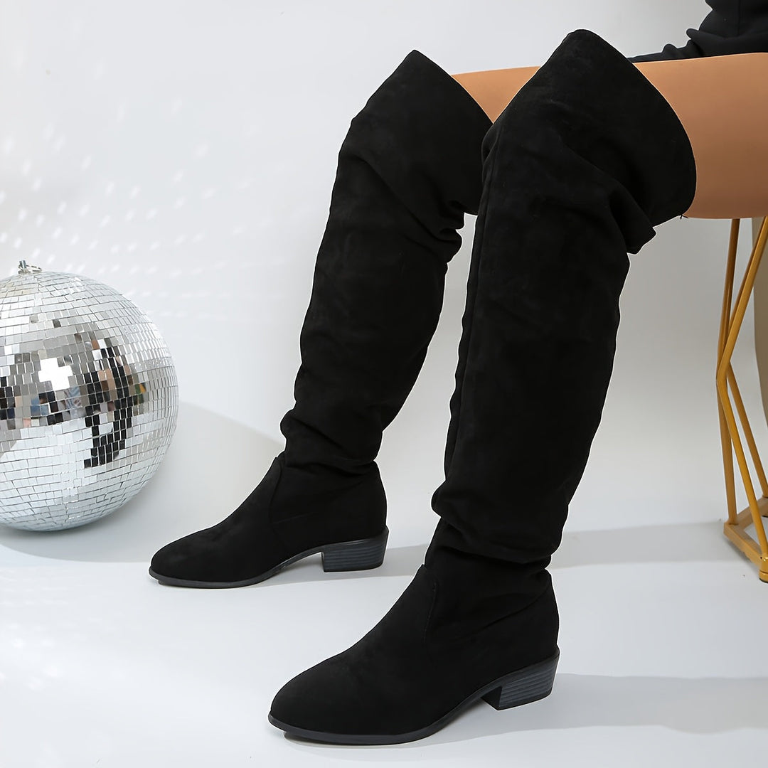 Marlena | Chic And Versatile Slouchy Knee High Boots