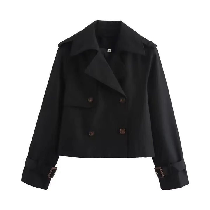 Sophie | Trench-coat croisé court, moderne