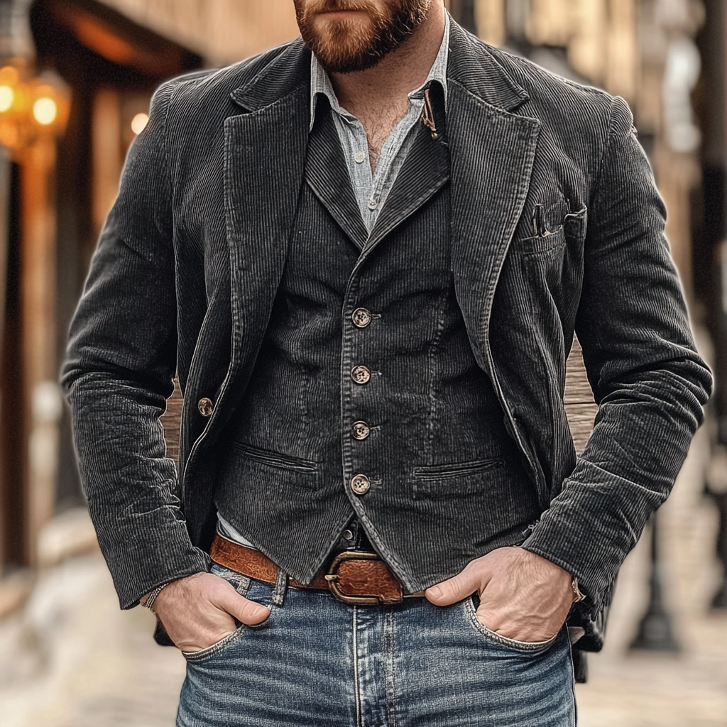 Matthias | Sophistication and Vintage Blazer And Waistcoat