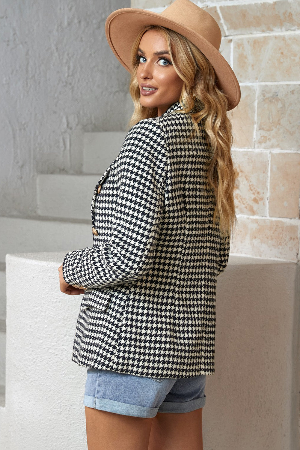 Martina | Zeitloser und eleganter Hahnentritt-Blazer