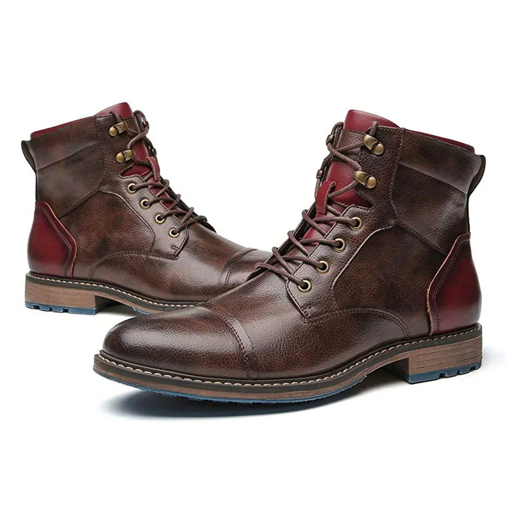 Felix | Elegante und bequeme orthopädische Oxford-Lederstiefel für Herren