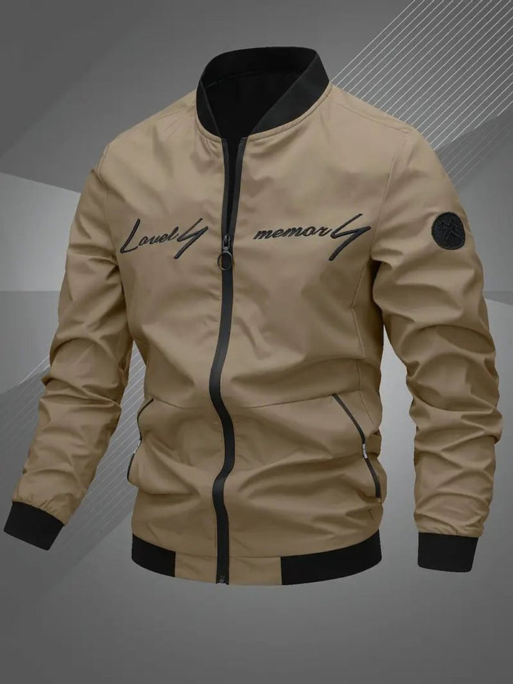 Nathan | Stylish And Casual Athletic Bomber Jacket