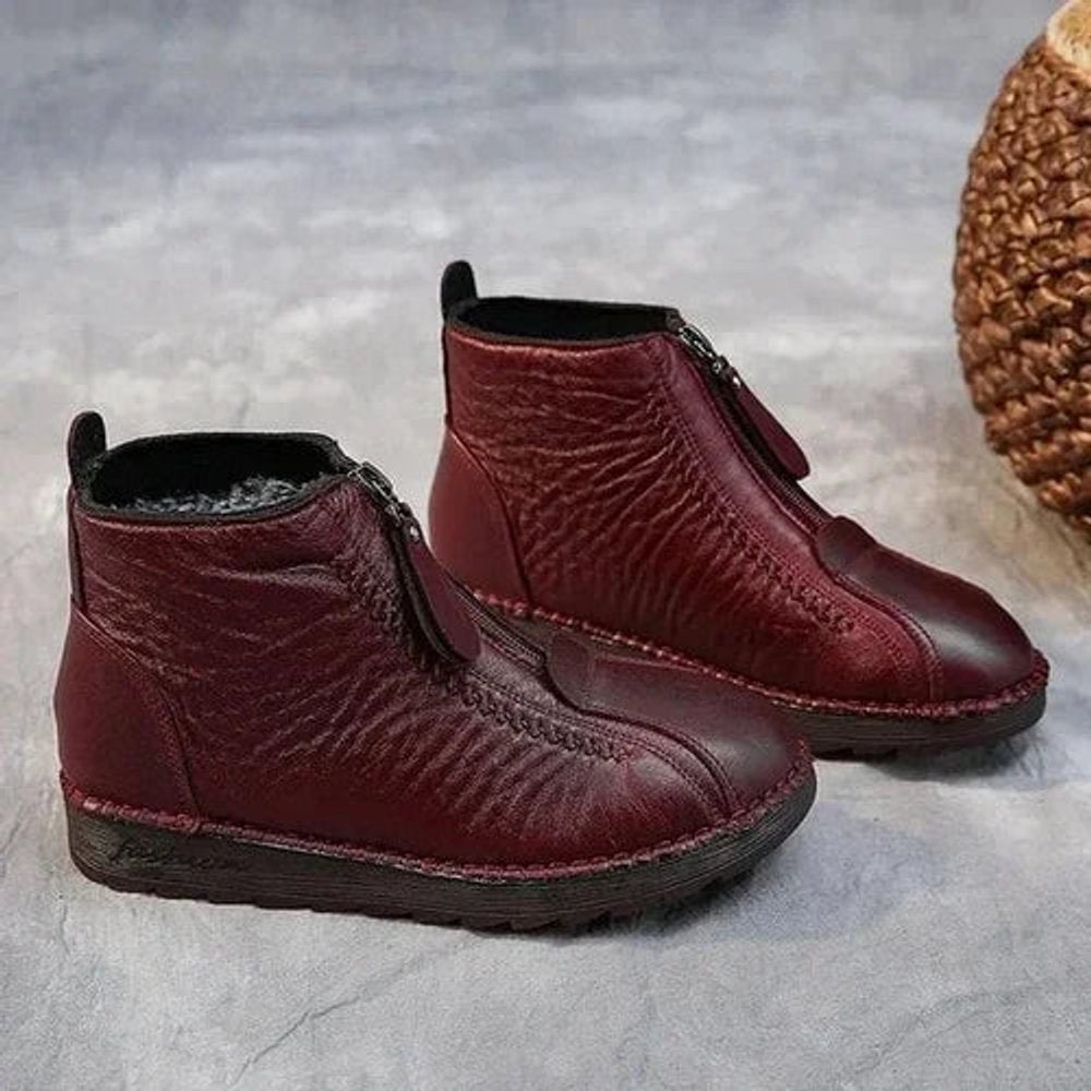 Freya | Bottines d’hiver douillettes et confortables doublées de polaire