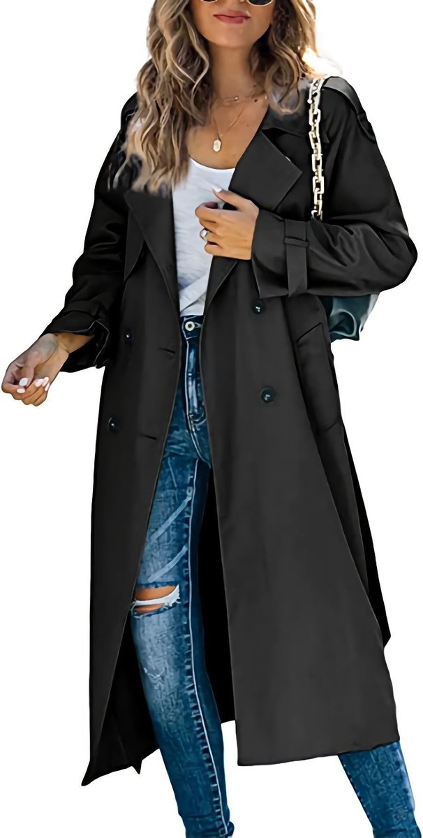 Amelia | Zeitloser und bequemer oversized Trenchcoat