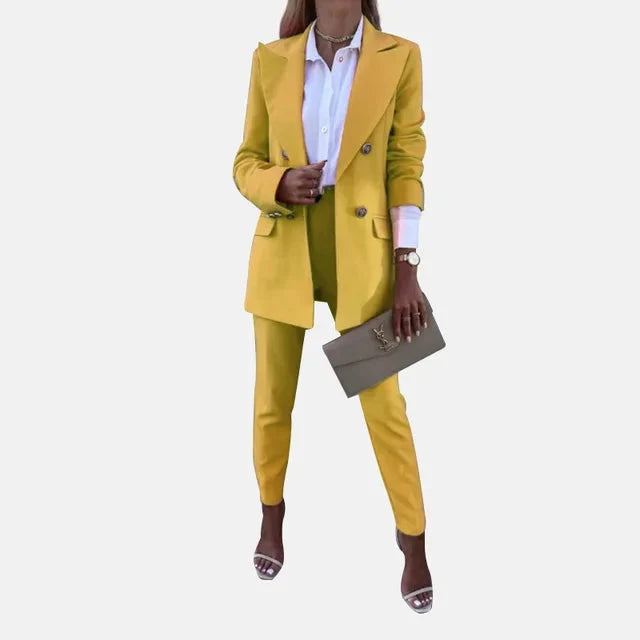 Victoria | Ensemble deux pièces soigné avec blazer et pantalon