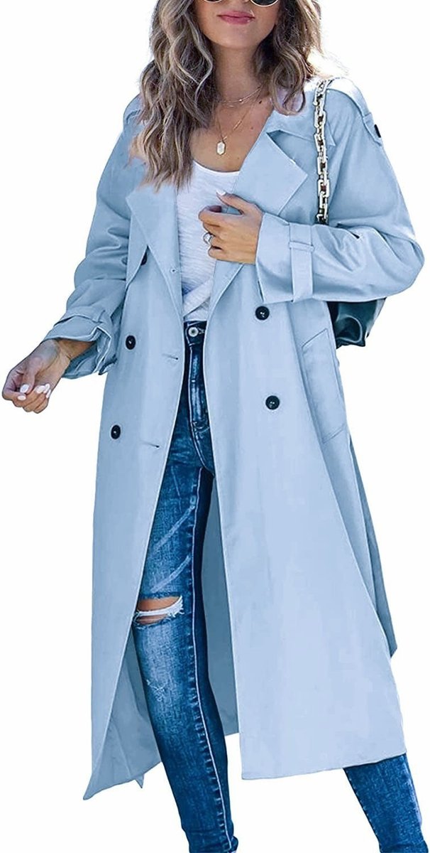 Amelia | Zeitloser und bequemer oversized Trenchcoat