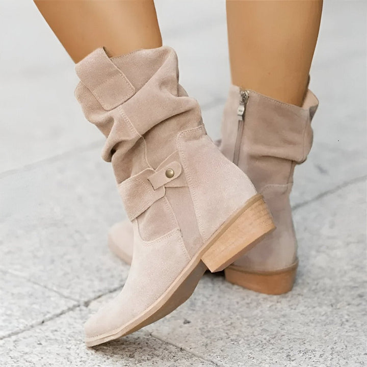 Jasmine | Stylish And Comfortable Faux Suede Knee High Boots